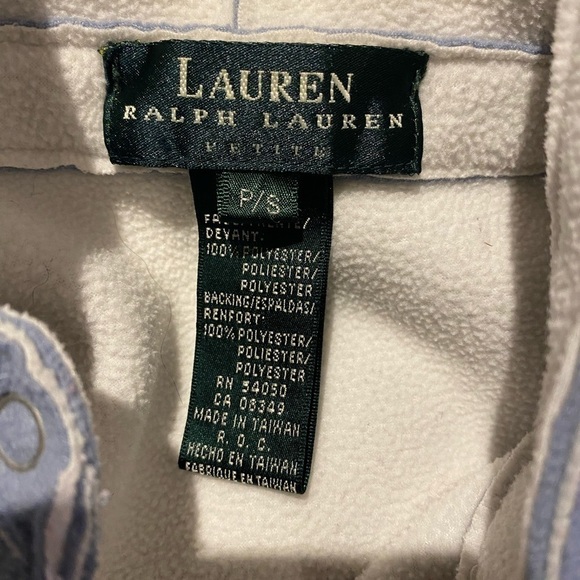 Lauren Ralph Lauren Hooded Jacket Sweater
Exposed Seams Snap Button Woman’s S/P - Picture 5 of 6